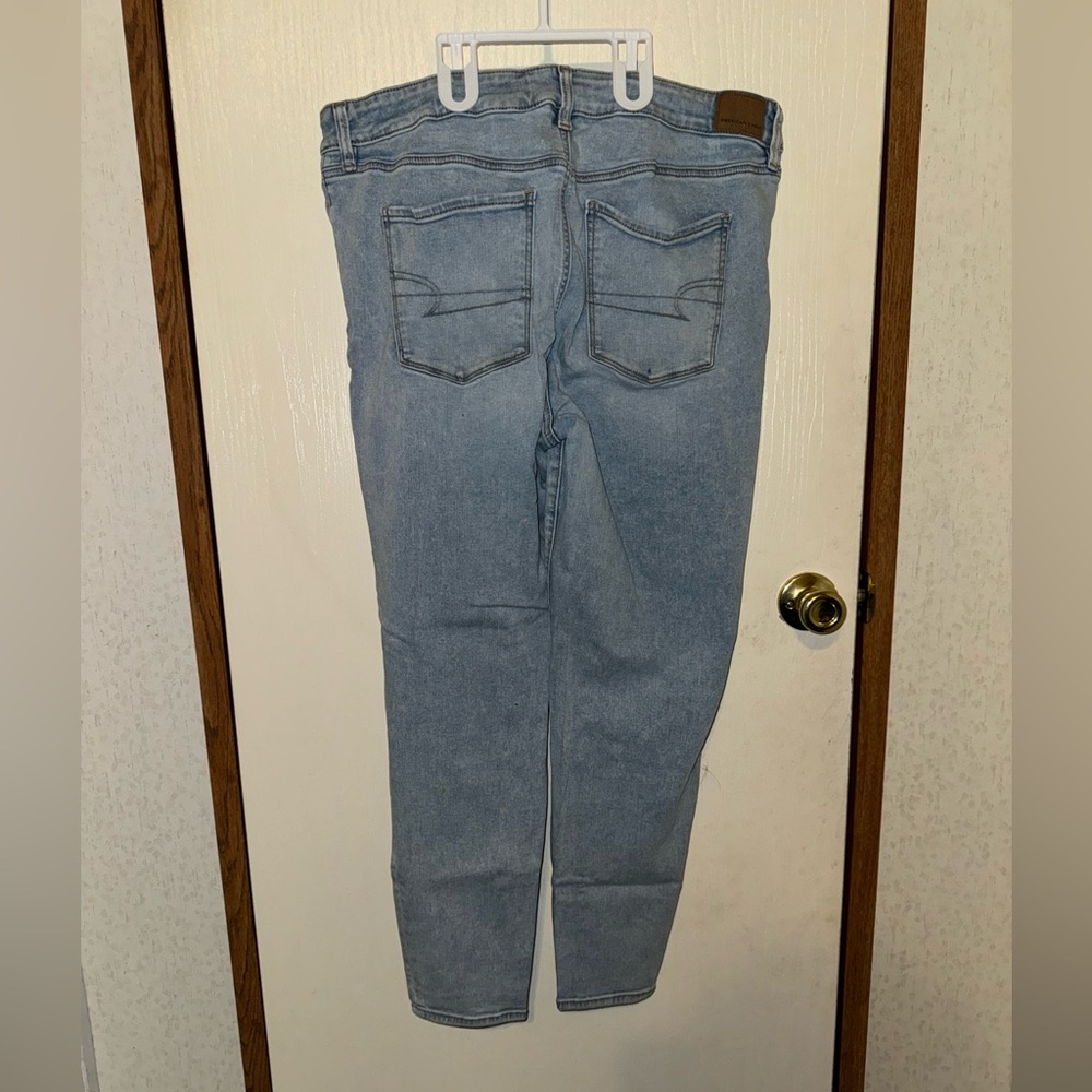 American eagle light wash skinny jeans